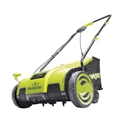  Great States 815-18 18-Inch 5-Blade Push Reel Lawn Mower,  18-Inch, 5-Blade, Grey & Sun Joe AJ801E 12-Amp, Electric Dethatcher and  Scarifier w/Removeable 8-Gallon Collection Bag : Patio, Lawn & Garden
