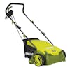 Sun Joe 12-amp 13-inch Electric Lawn Dethatcher with Collection Bag.
