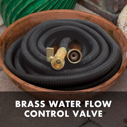 Brass water flow control valve.