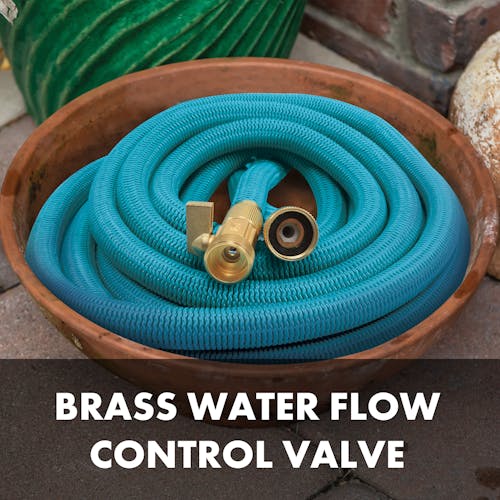 Brass water flow control valve.