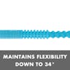 Maintains flexibility down to 34 degrees.