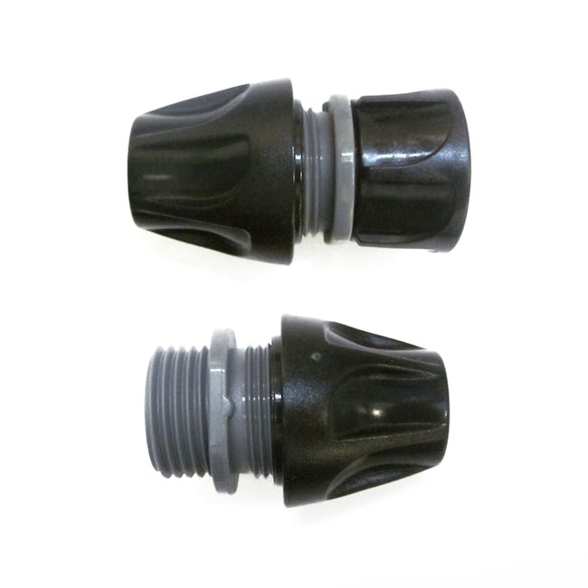 Male-to-Female Fittings for Expandable Hose.