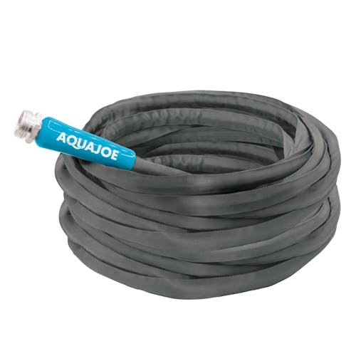 Aqua Joe 100-foot fiberjacket garden hose.