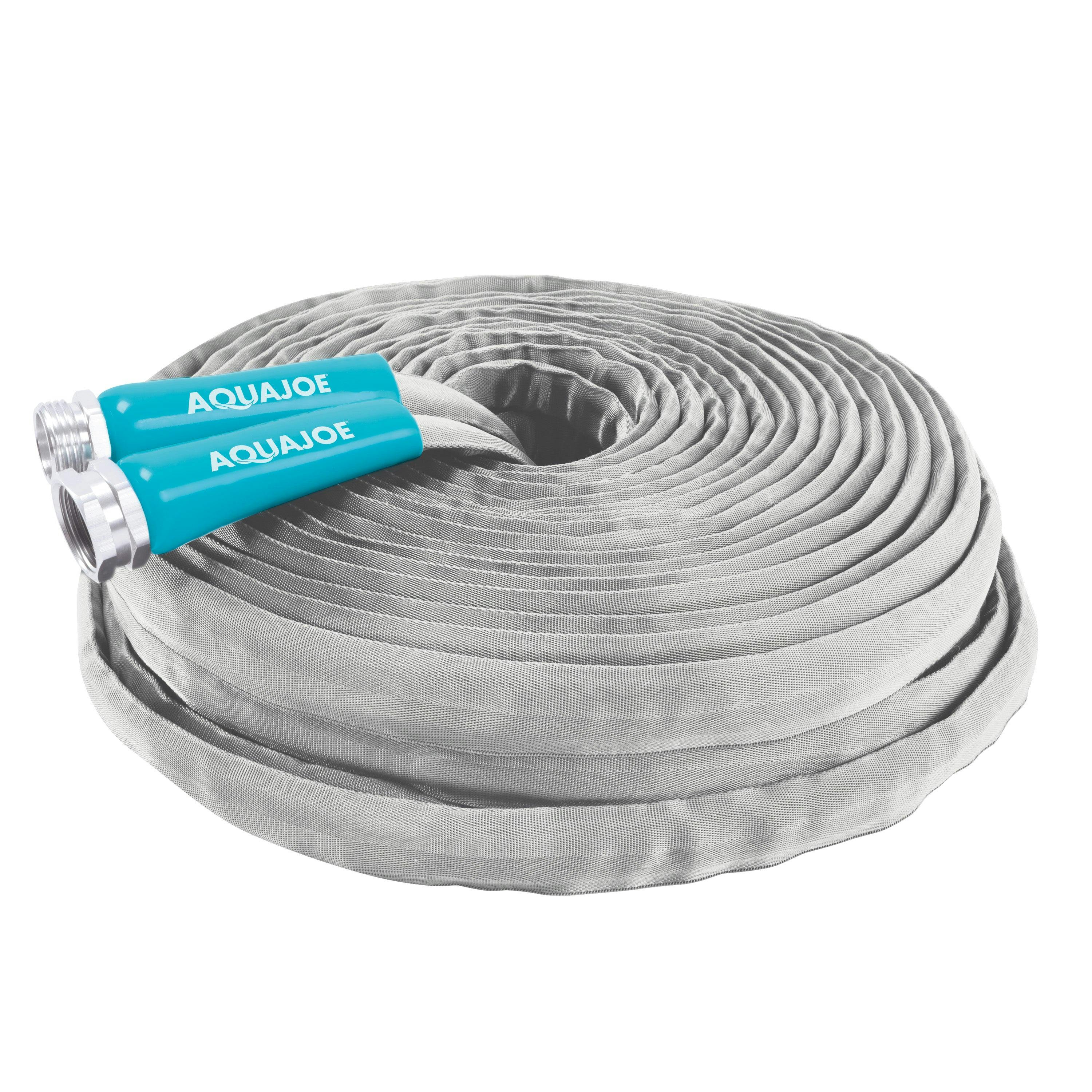 Aqua Joe AJFJH100PRX Xtreme Fiberjacket Garden Hose 100 Foot Metal