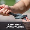 kink, twist, and tangle free features of aqua joe fiberjacket hose