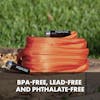 aqua joe fiberjacket hose BPA, LEAD, and Phthalate free construction