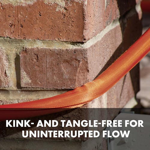 kink and tangle free operation of aqua joe fiberjacket hose