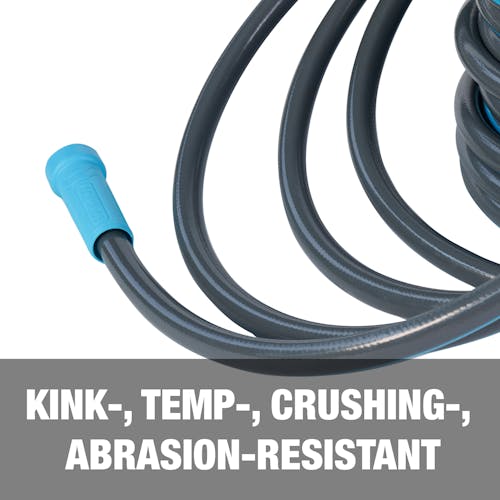 Kink, temperature, crush, and abrasion-resistant.