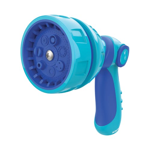 Aqua Joe Indestructible Series Non-Slip Grip Hose Nozzle with 7 spray patterns.