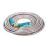 Aqua Joe 50-foot heavy-duty metal garden hose.