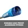 Aluminum Fittings of aqua joe metal garden hose