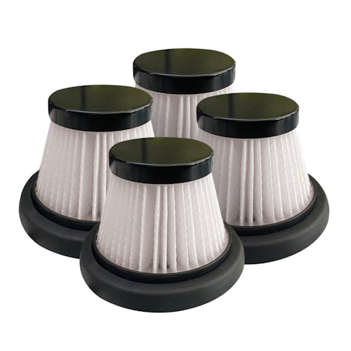 4-pack of Sun Joe Replacement Filters and Seal Assembly for AJV1000 Handheld Vacuum.