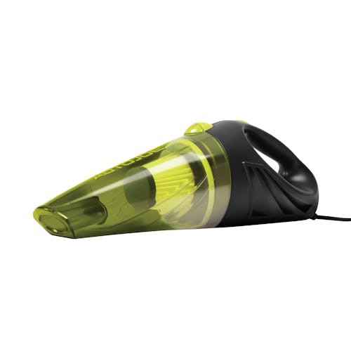 Angled view of the Auto Joe 12-Volt Portable Car Vacuum Cleaner.