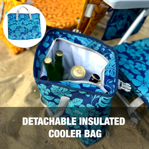 Detachable insulated cooler bag.