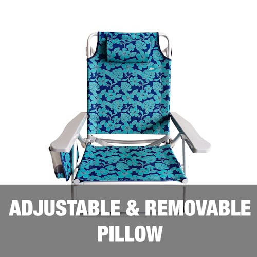 Adjustable and removable pillow.