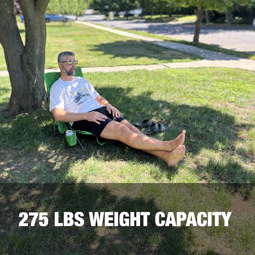 275-pound weight capacity.