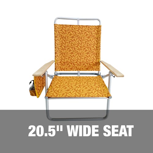 20.5-inch wide seat.