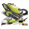 Sun Joe Follow-Along Electric Pressure Washer, spray wand, quick connect tips, and the Sun Joe Auto Cleaning System.