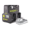 Sun Joe 24-Volt Cordless Hot-Swap Powered Inverter Generator Power Station with a 2.0-Ah lithium-ion battery.