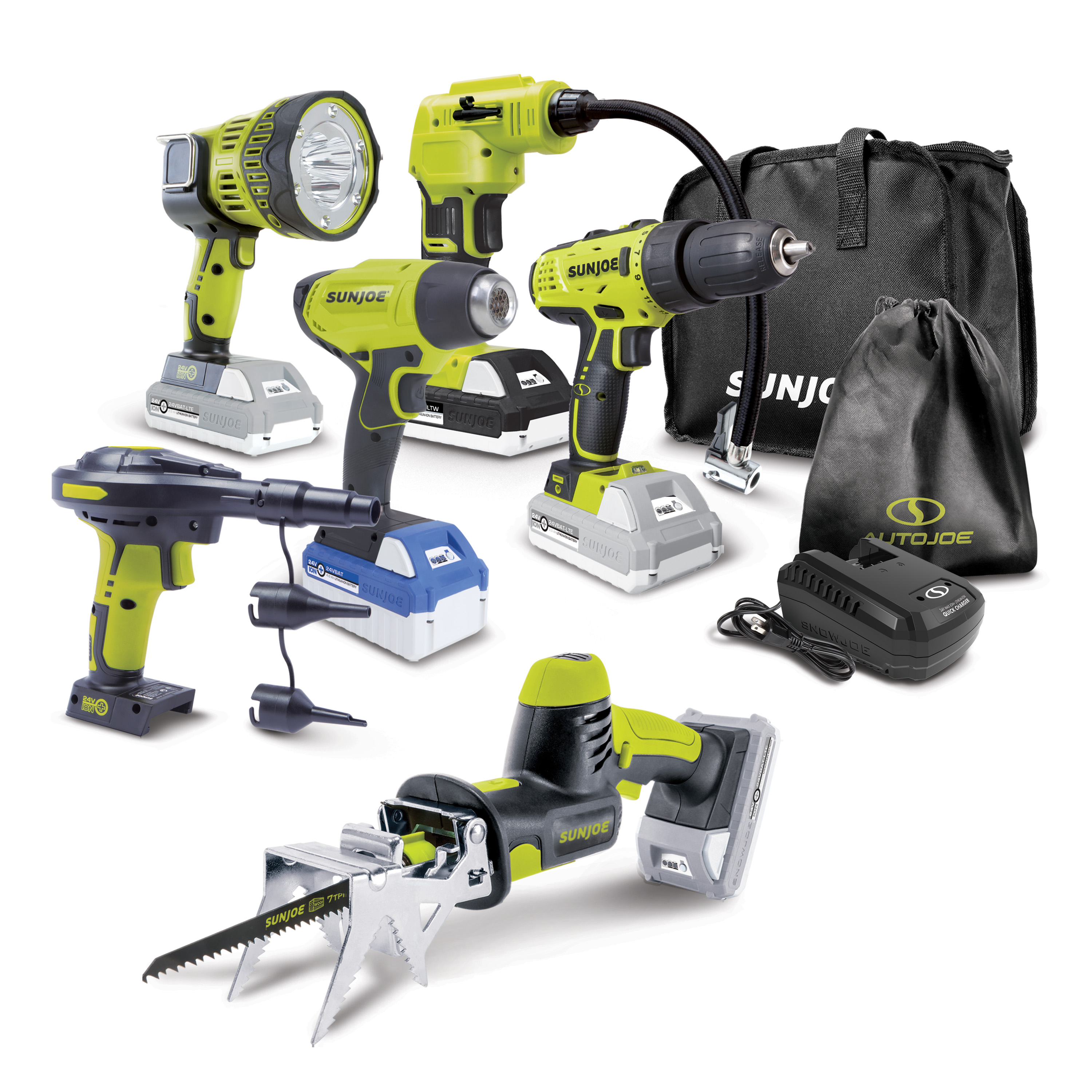 Sun Joe Complete Power Tool Bundle