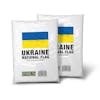 Packaging for the 3 by 5 foot Ukrainian Flag 2-Pack Bundle.
