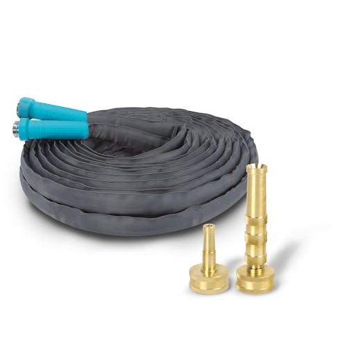 Aqua Joe fiberjacket hose with twist nozzles bundle