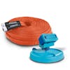Aqua joe fiberjacket contractor grade hose bundle with mini oscillating sprinklers