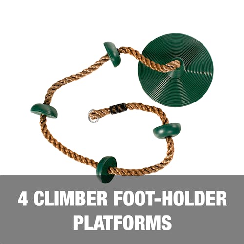 4 climber foot-holder platforms.