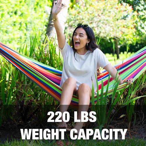 220-pound weight capacity.