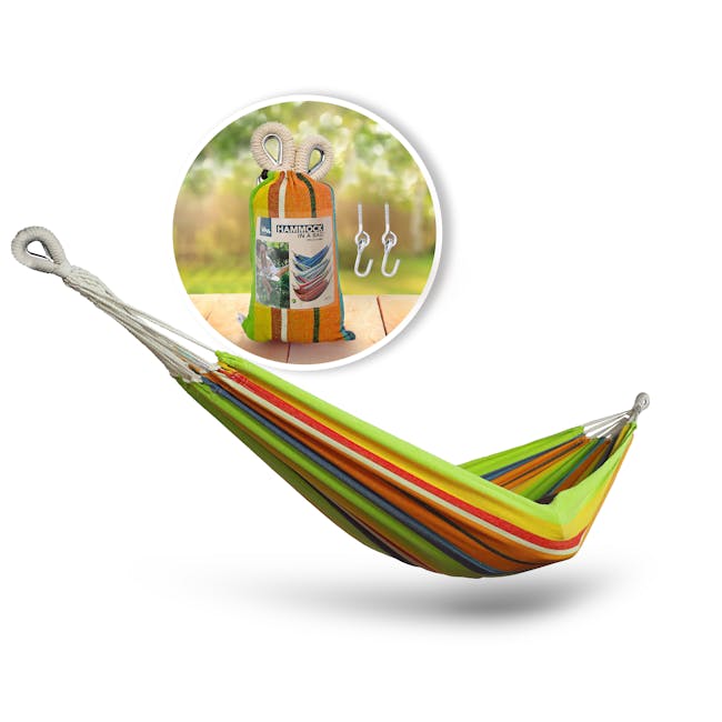 Bliss Hammocks Hammock in a Bag with hanging hardware
