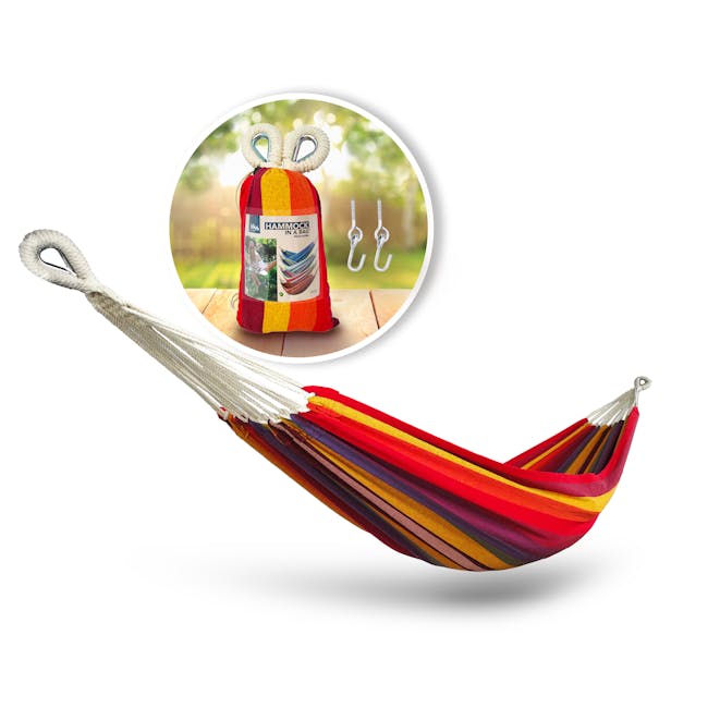 Bliss Hammocks hammock in a bag with hanging hardware