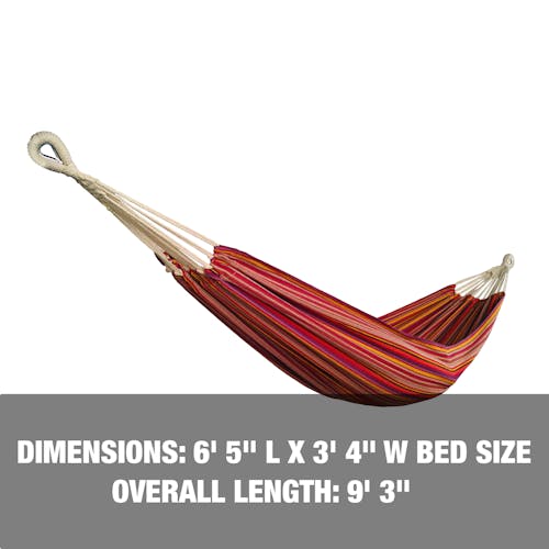 Dimensions: 6 foot and 5 inch length, 3 foot and 4 inch width, with an overall length of 9 feet and 3 inches.