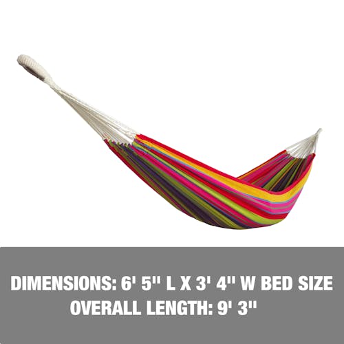 Dimensions: 6 foot and 5 inch length, 3 foot and 4 inch width,, with an overall length of 9 feet and 3 inches.
