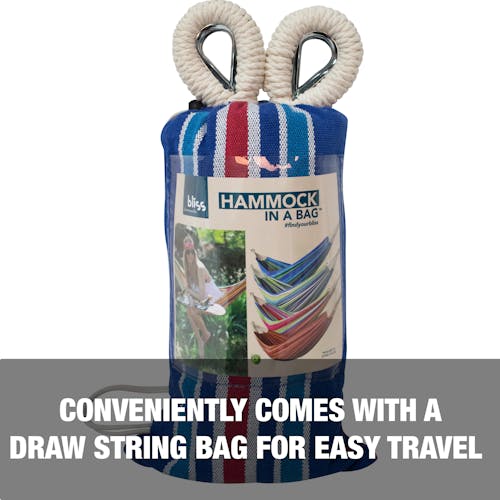 Conveniently comes with a draw sting bag for easy travel.