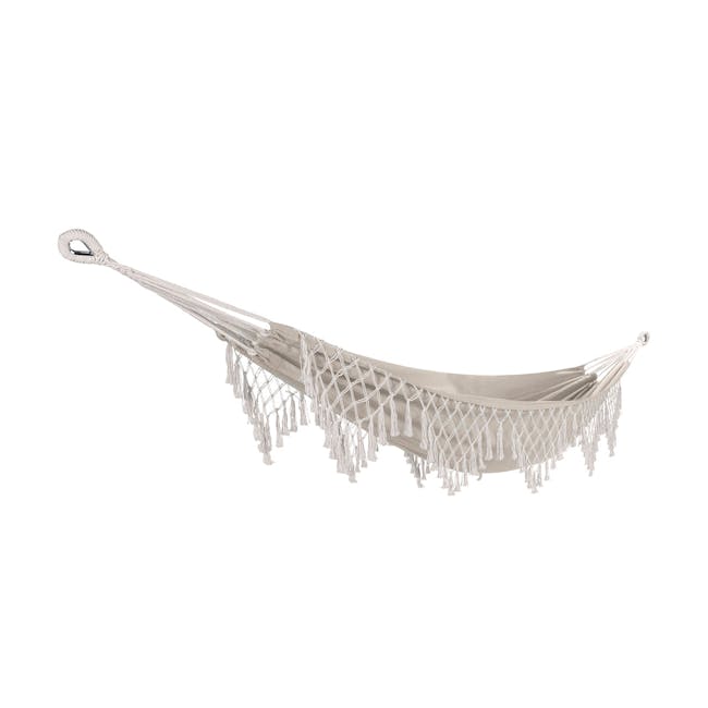 Bliss Hammocks 40" Wide Hammock in a Bag with Fringe.