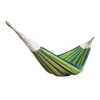 Bliss Hammocks 60-inch Wide Mediterranean Stripe Double Hammock in a Bag.