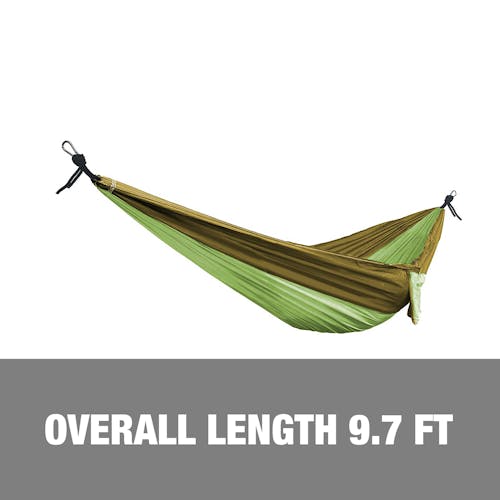 Overall length of 9.7 feet.