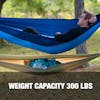 Weight capacity of 300 pounds.