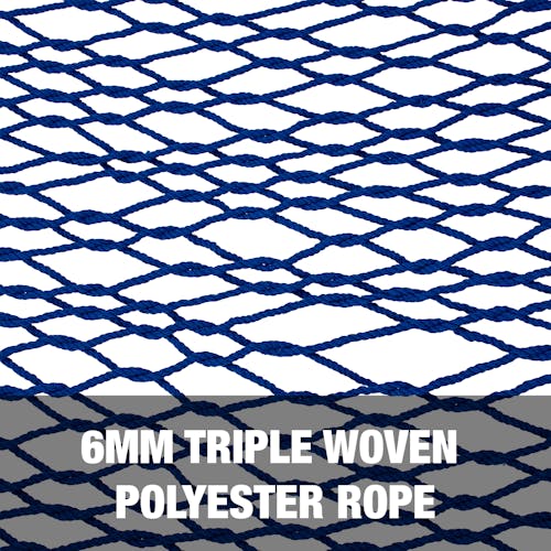 6mm triple woven polyester rope.