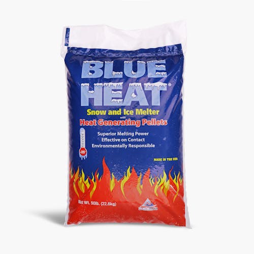 Blue Heat 50 pound bag of Ice melt.