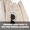 Convenient inside pocket to hold you personal belongings.