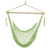 Bliss Hammocks 40-inch Light Green Island Rope Hammock Chair.