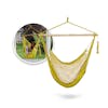 Bliss Hammocks Hanging Rope Hammock Chair with inset image of product in use