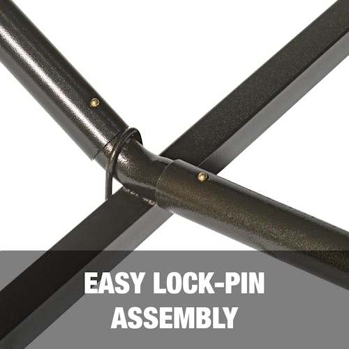 Easy long-pin assembly.