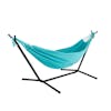 Bliss Hammocks 60-inch Teal Double Hammock and 9-foot stand.