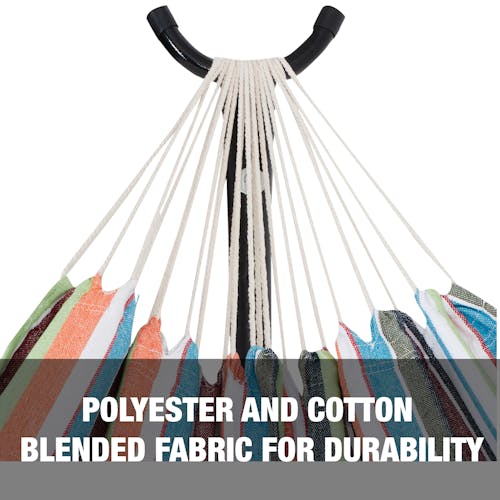 Polyester and cotton blended fabric for durability.