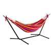 Bliss Hammocks 60-inch Tequila Sunrise Double Hammock and 9-foot stand.