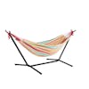 Bliss Hammocks 60-inch Watermelon Stripe Double Hammock and 9-foot stand.