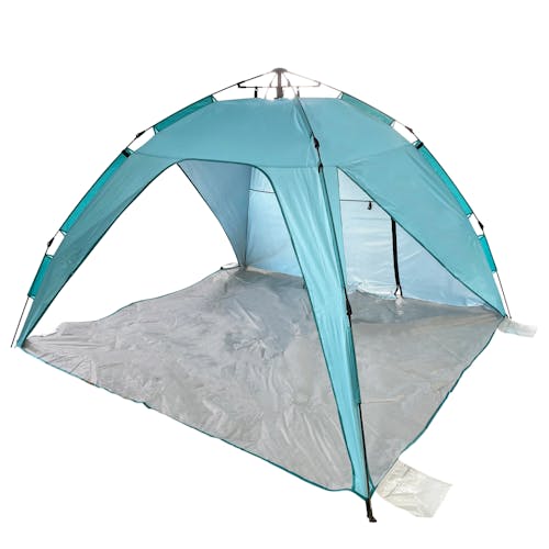 Bliss Hammocks blue and teal pop-up beach tent.