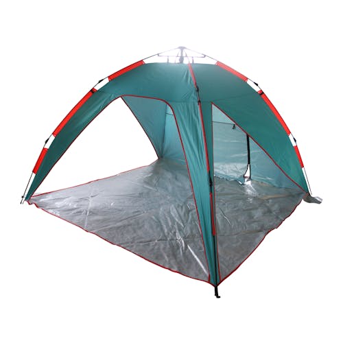 Bliss Hammocks teal and orange pop-up beach tent.